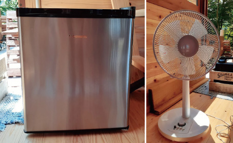 Refrigerator and electric fan