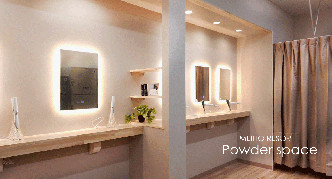  A powder room has been created in the women's changing room!
